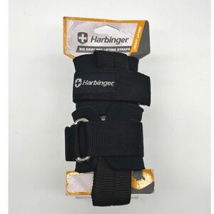 Harbinger Big Grip Pro Lifting Straps Heavy Weight Training Wrist‎ Support